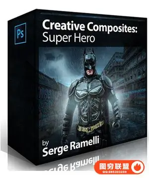 Kelvin Designs – 人像摄影后期合成附带PSD和素材Super Hero