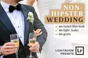 [婚礼预设-lr预设]清新明亮现场婚礼跟拍Lightroom预设 PhotoMarket Non Hipster Wedding Lightroom Presets