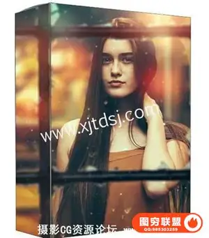PSDPOX–PS唯美合成附带素材Lady on the Window – Portrait Manipulation Tutorial