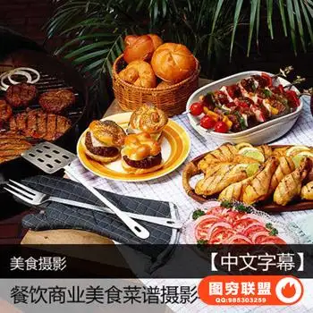 B237餐饮菜谱食品摄影布光摄影教程(中文字幕