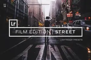 [风光预设-lr预设]城市街头电影哑光黑金效果Lightroom预设100款