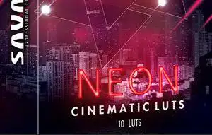 [LUTs预设]赛博朋克视频调色预设SAVAGELUTS NEON CINEMATIC LUTS
