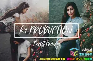 [胶片预设-lr预设][人像] 肖像博客和旅行者婚礼胶片人像Lightroom预设
