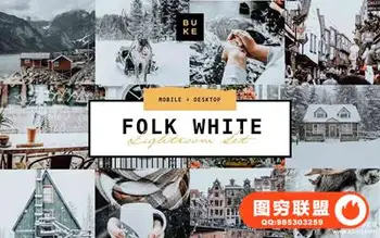 INS网红低饱和灰度胶片LR预设/APP预设 Folk White-Lightroom Presets