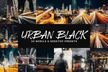 [人文旅行-lut/lr预设]50个工业风城市黑金夜景旅街拍胶片预设LR/PS/LUTS