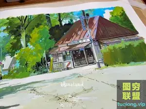 娜naland 不透明水彩风景课(第一,二期) 视频教程