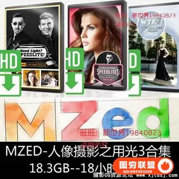 Speedlites室内外人像摄影布光用光3合集18.3GB