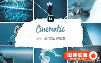 旅行街拍风景艺术电影色调移动LR预设 Lightroom Presets-Cinematic