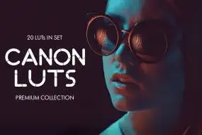 [LUTs预设]20组佳能Canon视频剪辑分级调色LUTs预设  Canon video LUTs