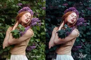 [通用预设-lr预设]淡紫色Lightroom预设 Lilac Presets for Lightroom & ACR