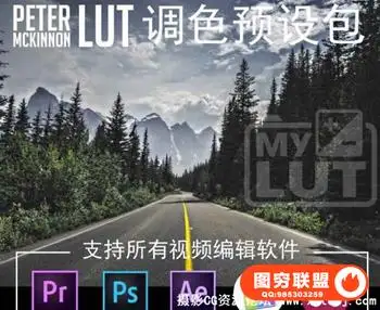 vlog网红Peter McKinnon FCP PR PS Preset Pack 预设包