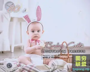 80个婴儿写真照片LR预设集Baby Lightroom Presets