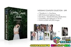 [婚礼预设-lr预设][婚礼] 400组婚礼Lightroom预设/手机修图完整集合