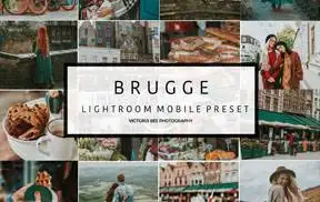 [人文旅行-lr预设]比利时旅游摄影布鲁日人像旅拍+移动 VictoriaBee BRUGGE Lightroom Presets