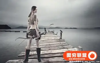 ps视频教程-人像科幻外景合成