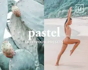 [人文旅行-lr预设]人像写真粉彩玉兰色/手机 4 Lightroom Presets PASTEL