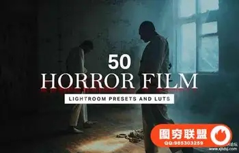 城市探险恐怖电影胶片LR预设+3DLUT预设Horror Film Lightroom Presets