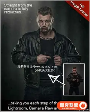 Glyn Dewis – 人像摄影后期修饰附带PSD和RAW素材Tough Guy