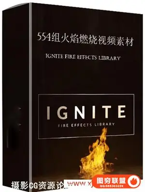 554组4K地面水面火焰熊熊大火燃烧喷发特效视频素材