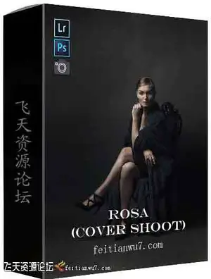 [人像]Glyn Dewis-封面人像摄影和修饰完整流程附素材ROSA (Cover Shoot)-中文字幕