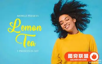 清晰通透去灰润色Lightroom预设/移动APP预设Lemon Tea Mobile Presets