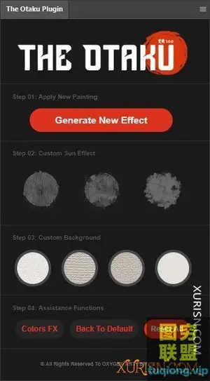 PS艺术插画生成插件The Otaku Photoshop Plugin