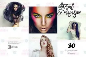 [通用预设-lr预设]杂志风格的 Magazine Style Lightroom Presets