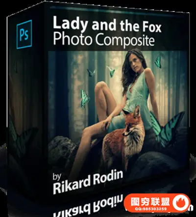 Kelvin Designs – Lady and the Fox唯美人像合成附带素材Photo