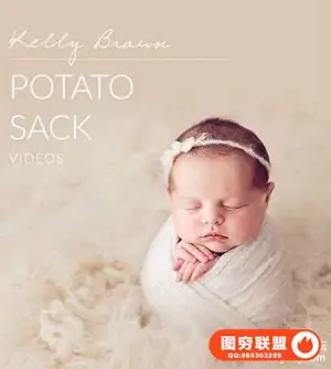 Kelly Brown – 儿童包裹摄影照明Posing: Potato Sack