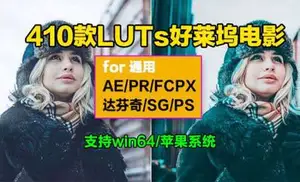 [LUTs预设]410款LUTS调色预设好菜坞电影质感调色滤镜