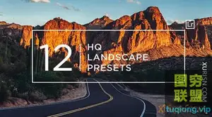 12个高清景观风景LR预设包 HQ Landscape Lightroom Presets