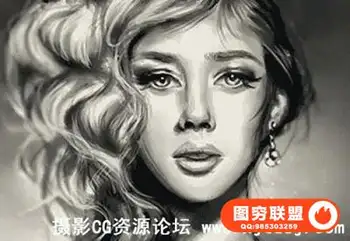 Adobe Photoshop 中的数字肖像绘画