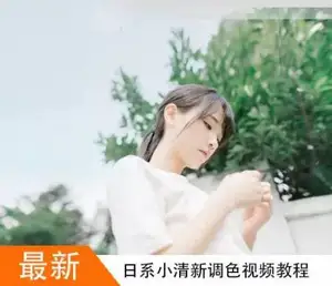 小醒ISO网红摄影视频教程私教班课堂 PS教程日系人像写真调色教程