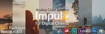 达芬奇专业电影胶片LUT调色预设ImpulZ Ultimate for Vision Color