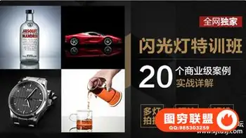 商业案例闪光灯实战详解特训班-中文教程