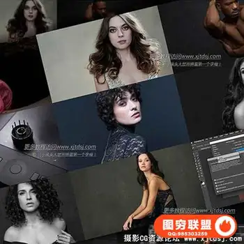 The Portrait Masters- Retouching Series人物肖像PS后期附带PSD