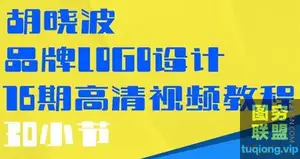 胡晓波品牌LOGO设计16期高清视频教程30小节