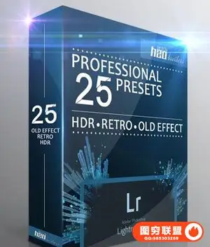 25款复古 HDR LR预设(25 HDR Retro Old Effect Lightroom Presets)