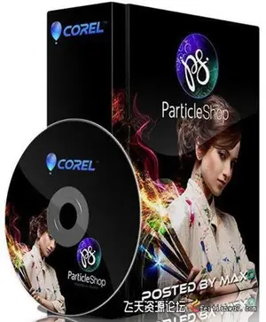 ps插件PS炫酷粒子笔刷滤镜插件 Corel ParticleShop1.5.108+笔刷包 win系统-ps滤镜插件