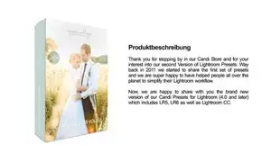 [婚礼预设]欧美大师级豪华婚礼跟拍套装:Candi WEDDING Presets Collection