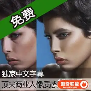 0075-最新顶尖商业人像皮肤纹理质感处理后期教程(中文字幕)