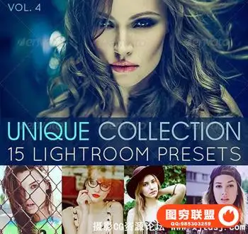 国外模特摄影LR调色预设(15 Unique Lightroom Presets Vol.4)