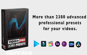 2380个多类型多风格电影视频调色LUTs预设（AE/PR/FCPX/PS/达芬奇/OFX）