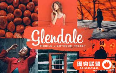 褪色电影胶片Lightroom预设+手机版预设 Mobile Lightroom Glendale