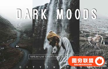 磨砂VSCO电影胶片Lightroom预设+手机版lr预设Moody Matte VSCO Film