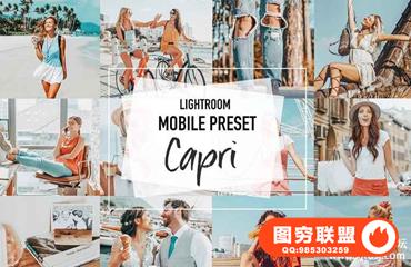 清新自然旅拍人像胶片风Lightroom预设+移动手机版APP预设