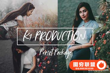 肖像博客和旅行者婚礼胶片人像LR预设 K1 Preset Package