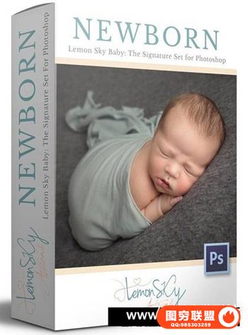 LSP新生儿奶油嫩滑肤色调色动作 Signature Newborn PHOTOSHOP ACTION