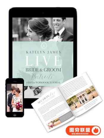 Katelyn James凯特琳·詹姆斯摄影-直播新娘和新郎肖像视频