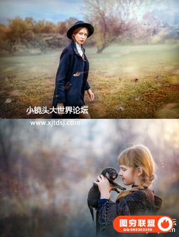 Photoshop中的纹理 - 如何从简单的照片制作童话故事